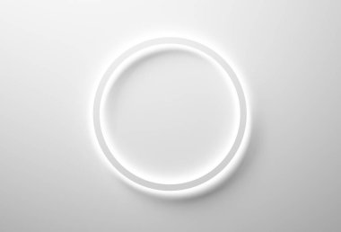 Menekşe arkaplan ve ışığın gölgesi olan modern boş oda. 3d hazırlayıcı