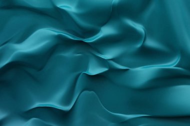 Pürüzsüz kumaş dokusuna sahip mavi kırışıklık kağıdı, şablon dokusuna yapıştır, 3d illüstrasyon, 3d görüntüleme, izole boş şablonlar