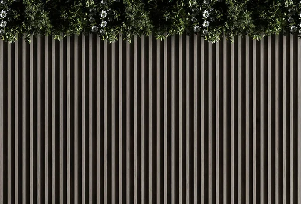 Interieur Ontwerp Weergave Van Een Moderne Muur Naadloos Patroon Met — Stockfoto