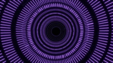 Vj soyut çizgi tüneli zaman boyunca, 3d görüntüleme