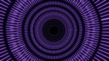 Vj soyut çizgi tüneli zaman boyunca, 3d görüntüleme