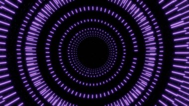 Vj soyut çizgi tüneli zaman boyunca, 3d görüntüleme