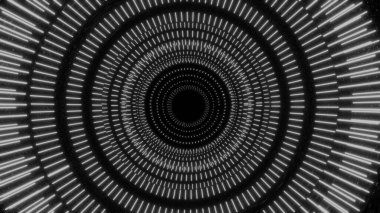 Vj soyut çizgi tüneli zaman boyunca, 3d görüntüleme
