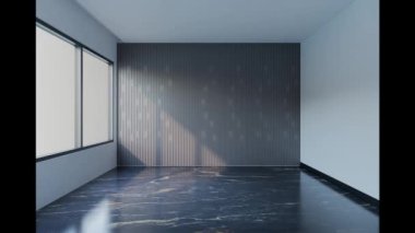 Modern Lüks Yatak Odası, Ocean Blue Color ile yatak odası düzenlemeleri yapma sürecini sunar. 3B Resim Hazırlama