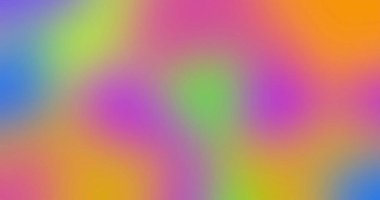 Canlı renk ayrımı. Soyut bulanıklık. Renkler konuma göre değişir ve pürüzsüz renk geçişleriyle sonuçlanır. Mor, pembe, mavi, sarı, turuncu, yeşil