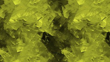 Sanat eserleri ve fırça darbelerinin parçalarının olduğu soyut bir yağlı boya tablo modern ve çağdaş bir sanat arkaplanı yaratır. Resim güzel bir yeşil renk dokusu tarafından vurgulanır..