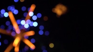 Astract firework footage in loopable slow motion. High quality FullHD footage