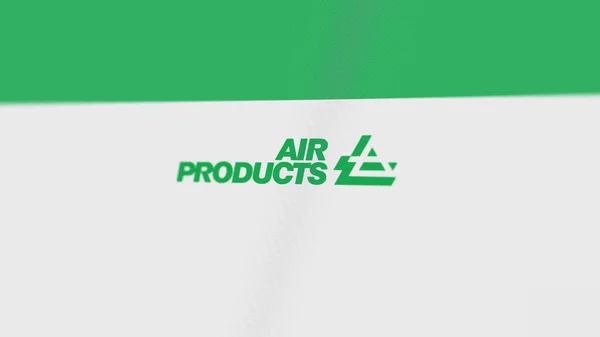 2023년 28일 앨런타운 펜실베이니아 스크린의 제품과 화학물질의 장치에 브랜드 — 스톡 사진