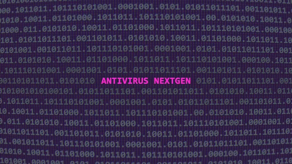 Cyber Ataque Antivirus Nextgen Texto Vulnerabilidad Estilo Arte Ascii Sistema — Foto de Stock