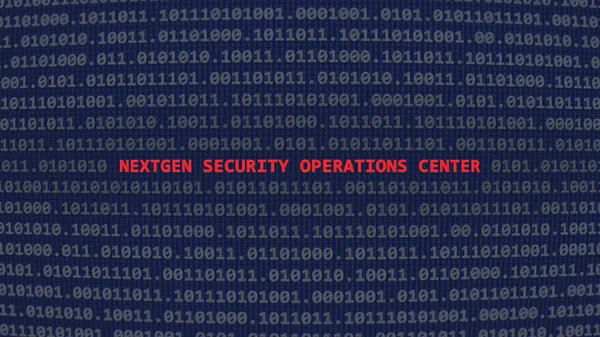 Centro Operaciones Seguridad Próxima Generación Ataques Cibernéticos Texto Vulnerabilidad Estilo — Foto de Stock