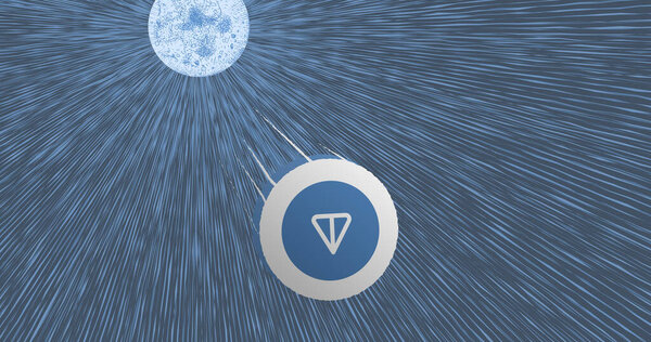 August 22th 2023. A coin Toncoin  crashing, the crypto $TON broke out below the limit, TON and falls underneath the price.