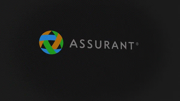 07Th September 2023 뉴욕시 스크린의 Assurant의 장치에 Assurant 브랜드 — 스톡 사진