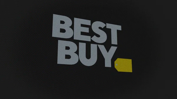 07Th September 2023 Richfield Minnesota Logotipo Best Buy Uma Parede — Fotografia de Stock