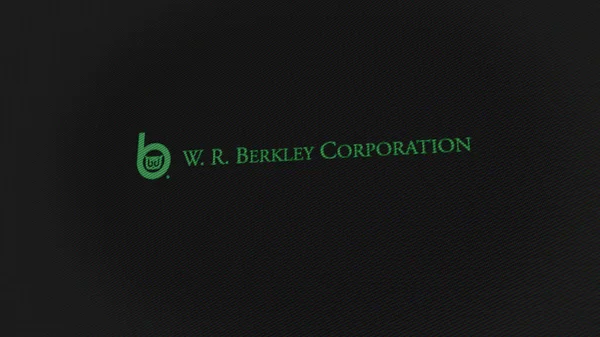 Setembro 2023 Greenwich Connecticut Logotipo Berkley Uma Parede Branca Telas — Fotografia de Stock