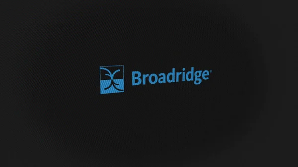 2023 Szeptember New York Lake Success Broadridge Financial Solutions Logója — Stock Fotó