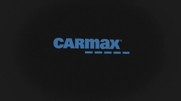 Setembro 2023 Richmond Virginia Logotipo Carmax Uma Parede Branca Telas — Fotografia de Stock