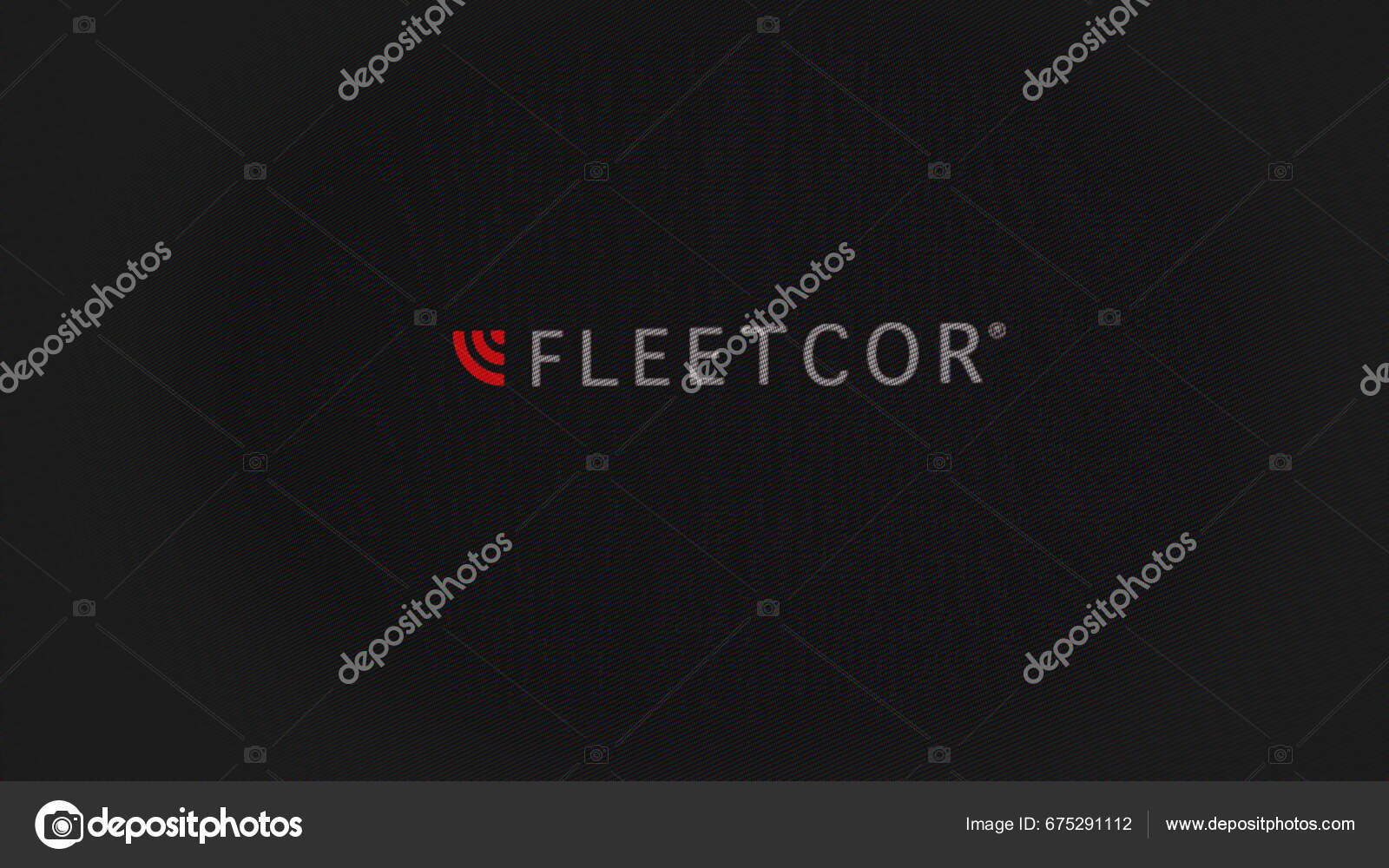 07Th September 2023 Atlanta Georgia Logo Fleetcor White Wall Screens ...