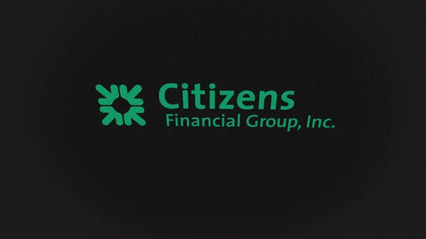 Вересня 2023 Провіденс Род Айленд Логотип Фінансової Групи Громадян Білій — стокове фото