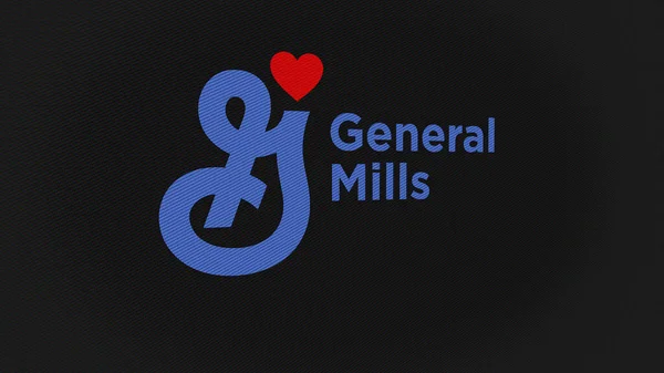 Eylül 2023 Altın Vadi Minnesota Beyaz Ekran Duvarında General Mills — Stok fotoğraf