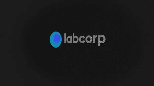 07Th September 2023 Burlington Carolina Norte Logotipo Labcorp Uma Parede — Fotografia de Stock
