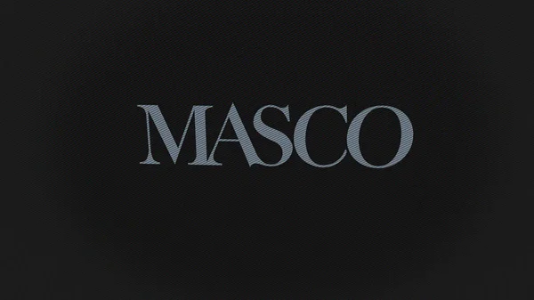 Ливия Мичиган Сентябрь 2023 Года Логотип Masco Белой Стене Экранов — стоковое фото