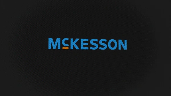 2023年9月7日 アーヴィング テキサス スクリーンの白い壁にマッケッソンのロゴ デバイス上のマッケッソンブランド — ストック写真
