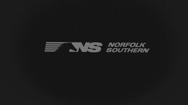 2023 Szeptember Atlanta Georgia Norfolk Déli Vasút Logója Képernyők Fehér — Stock Fotó