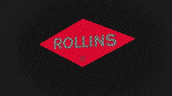 Вересня 2023 Атланта Джорджія Логотип Rollins Inc Білій Стіні Екранів — стокове фото