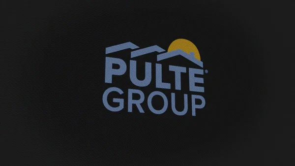 07Th September 2023 Atlanta Georgia Logo Pultegroup White Wall Screens — Stock Fotó