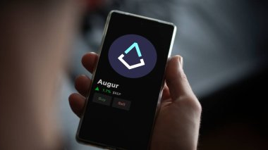 19 Eylül 2023. Augur 'un fiyatını analiz eden bir yatırımcı, kripto $REP limitin üzerine çıktı, REP ve fiyatın üstüne çıktı..