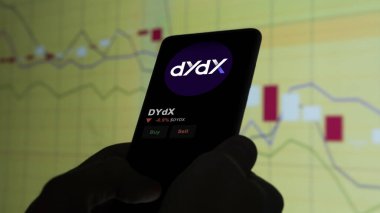 19 Eylül 2023. DYdX 'in fiyatını analiz eden bir yatırımcı, DYDX limitinin üzerine çıktı ve fiyatın üstüne çıktı..