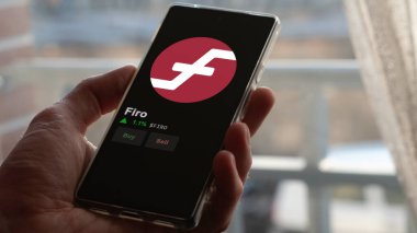 19 Eylül 2023. Firo 'nun fiyatını analiz eden bir yatırımcı. Kripto FIRO limitin üzerine çıktı ve fiyatın üstüne çıktı..