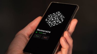 19 Eylül 2023. Numeraire 'nin fiyatını analiz eden bir yatırımcı, kripto $NMR limitin üzerine çıktı ve fiyatın üstüne çıktı..