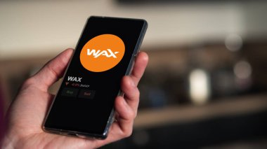 19 Eylül 2023. WAX 'in fiyatını analiz eden bir yatırımcı, kripto WAXP limitinin üzerine çıktı ve fiyatın üstüne çıktı..