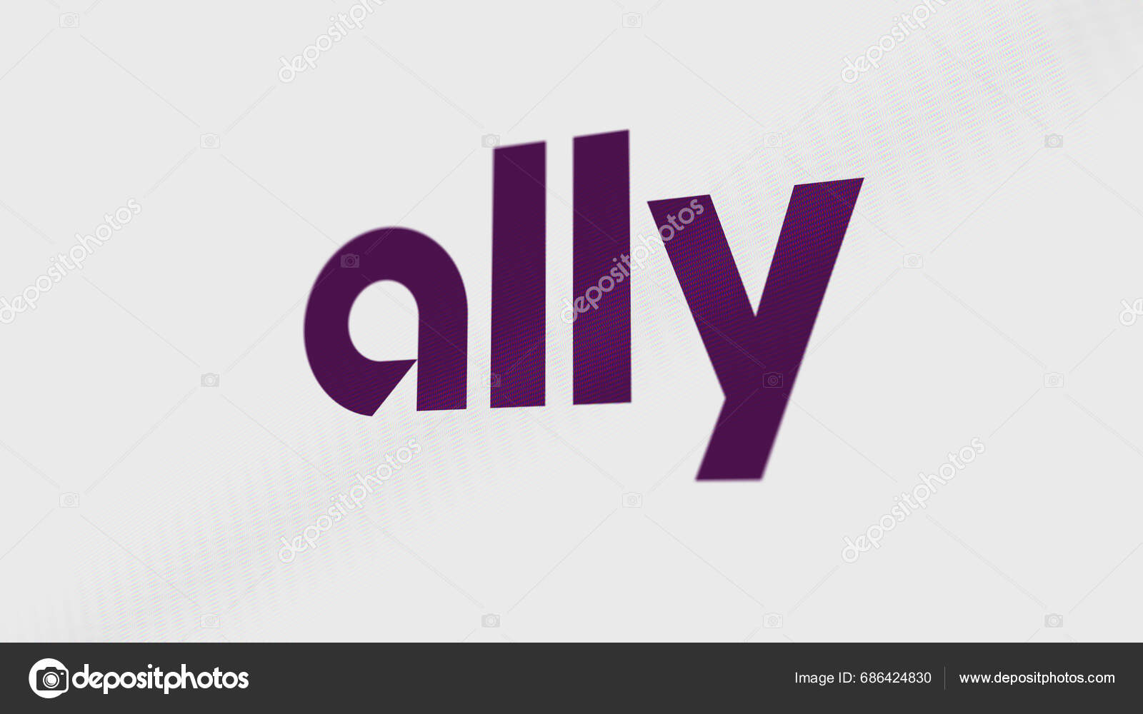 Logo Ally Financial Giant White Screen Brand Ally Financial Device ...