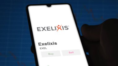 Exelixis 'in borsadaki ticaret sayfası, bir hissedar EXEL, Exelixis' i bir cihaz üzerinde analiz ediyor..