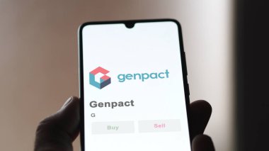 Genpact 'in borsadaki ticaret sayfası, bir hissedar, bir cihazda G $Genpact' ı analiz ediyor..