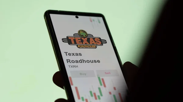 November 20Th 2023 Logo Texas Roadhouse Giant White Screen Brand — Stock Photo, Image