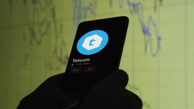 24 Kasım 2023. Telcoin 'in bir telefondaki fiyatını analiz eden bir yatırımcı, kripto değiş tokuşunda TEL $.