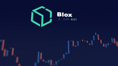 5 Aralık 2023. Blox 'un bir telefondaki fiyatını analiz eden bir yatırımcı, kripto takası için CDT $CDT..