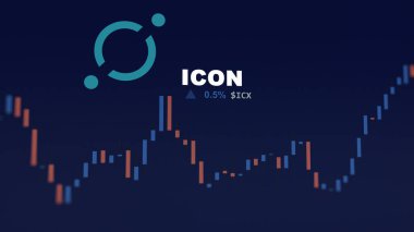 5 Aralık 2023. ICON 'un bir telefondaki fiyatını analiz eden bir yatırımcı. Kripto değiş tokuşu için ICX $..
