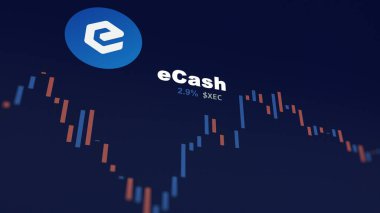 5 Aralık 2023. Telefondaki eCash 'in fiyatını analiz eden bir yatırımcı. Şifreli bir değiş tokuş için XEC $' lık bozuk para..