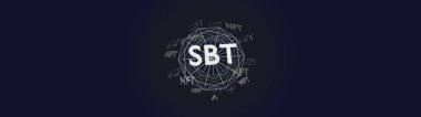 3D illustration of aSBT soul-bound-token concept symbolized by eth connected to collected NFT, soulbound wallet with non-fungible tokens.