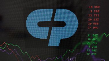 19 Mart 2024. Bir değiş tokuş ekranında Colgate-Palmolive logosu. Colgate-Palmolive hisse senetleri, cihaza CL $.
