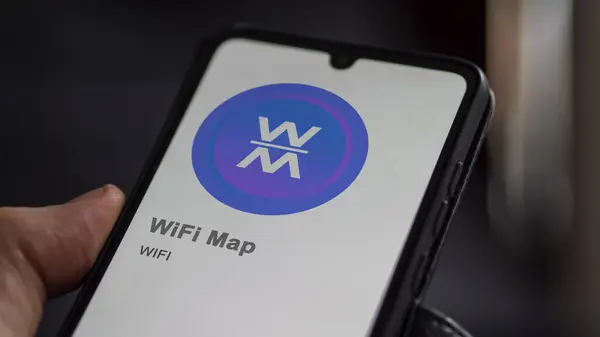 Квітня 2024 Року Шанхай Китай Крупним Планом Логотипі Wifi Wifi — стокове фото