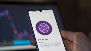 Takas ekranındaki PAAL PAAL AI logosuna yaklaş. PAAL PAAL AI hisse senetleri, cihaz başına $PAAL.