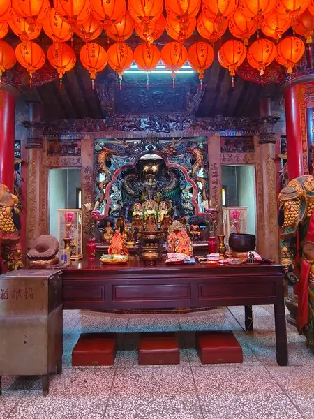 Templo Del Dragón Ciudad China —  Fotos de Stock