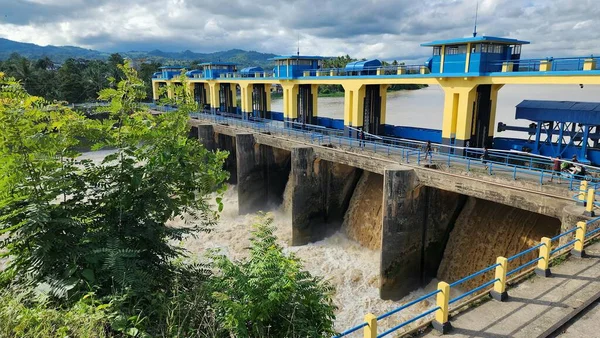Pinrang Indonesia Jul 2023 Fort Dam One Dams Has Historical — Stock Photo, Image