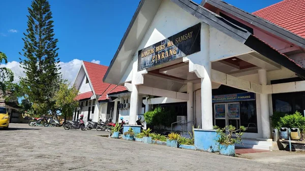 Pinrang Indonesia Juli 2023 Pinrang Samsat Office Samsat Kontor För — Stockfoto