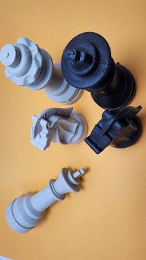 Kral 'ın öldürülmesi, saray ve kraliyet ailesinin düşman, satranç oyunu, kral ve kraliçe, satranç taşı, Asya Endonezya tarafından esir alınması fikri